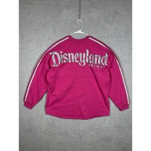 Disney Parks Spirit Jersey‎ Disneyland Resort Hot Pink Sparkle Top Adult 2XL